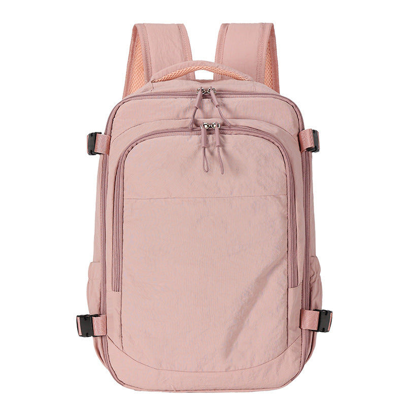 Outdoor leisure travel backpack for men and women, large capacity, lightweight and versatile laptop bag, multi-functional college student schoolbag