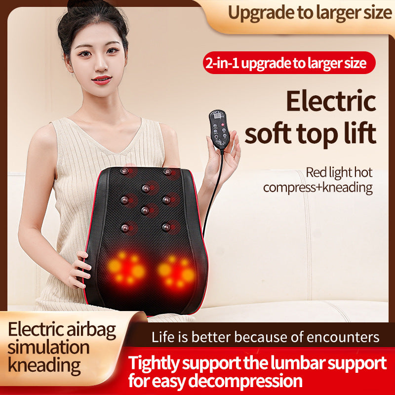Vietnam cross-border neck, cervical, and lumbar massager - heated car seat cushion, lumbar pillow, shoulder magnetic therapy