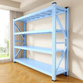 Warehouse shelves, household colorful heavy-duty shelves, balcony flower racks, warehouse storage racks, sky blue shelves