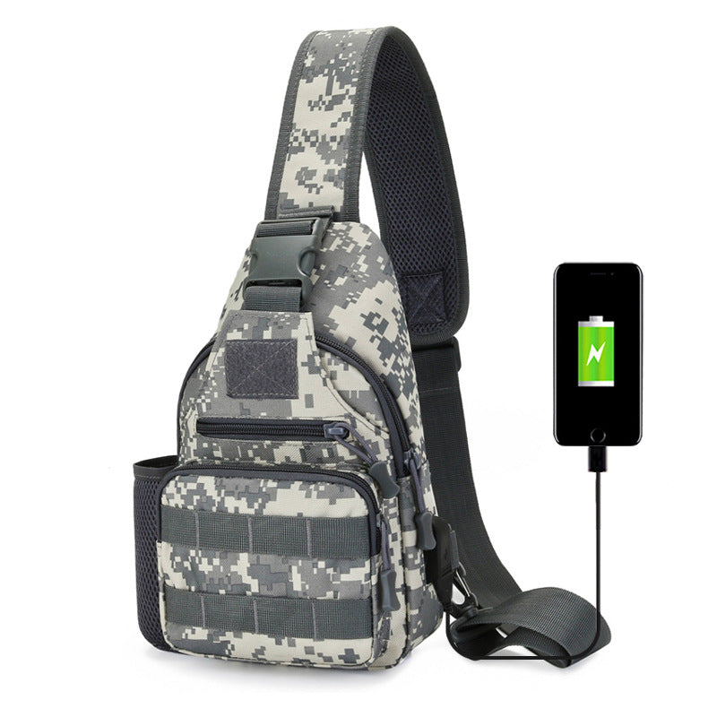 New Cross-border Tactical Outdoor Bag Leisure Convenience Large Capacity One Shoulder Crossbody Travel Backpack Multifunctional Luya Chest