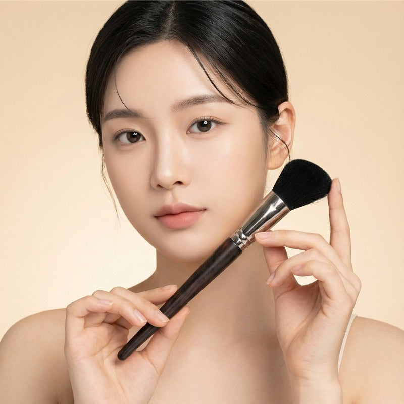 Cangzhou makeup brush complete set of animal hair classy beauty tools wooden handle professional detail brush wool makeup brush suit