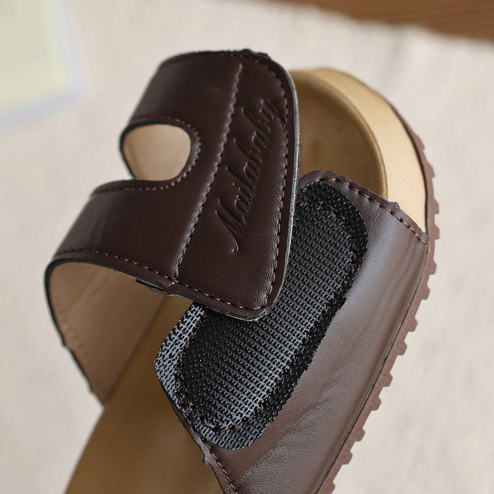 Korean style summer new children's sandals & slippers - versatile boys' shoes, soft-soled girls' beach shoes, summer anti-slip eva slippers