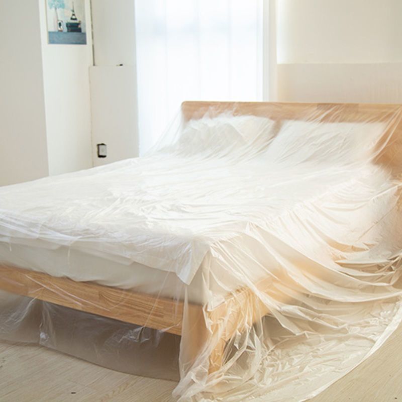 Double glue dormitory dust cover household disposable decoration plastic dust film cover dust-proof dormitory dust cloth cover
