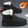 Men's snow boots winter fur-lined warm cotton shoes outdoor waterproof non-slip plush thickened northeast cotton boots