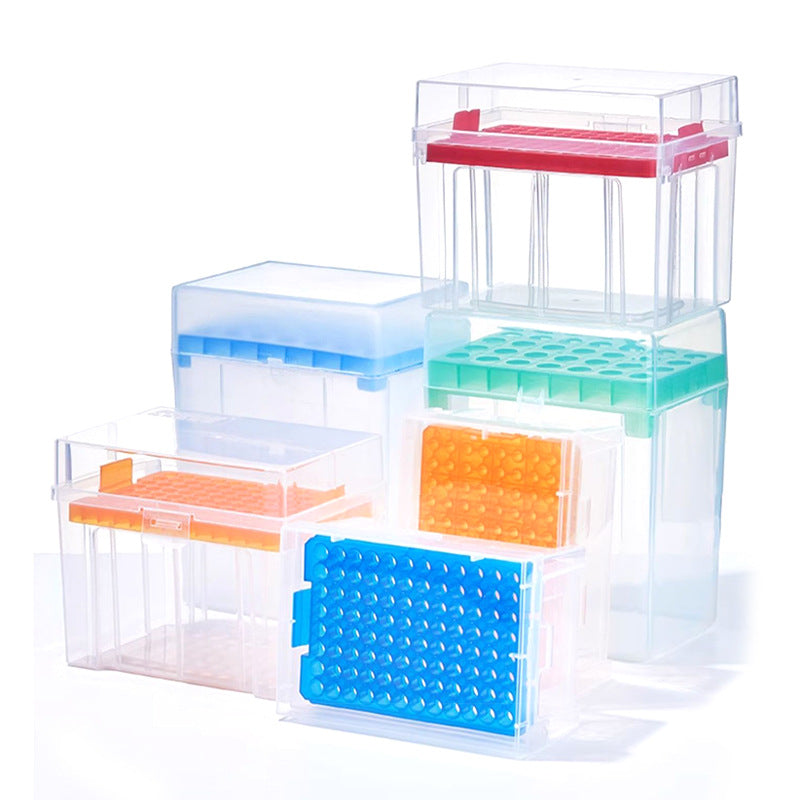 Laboratory suction head box 1000ul sample gun head box pipette nozzle box 10/1ml plastic 60 holes 5/10ml