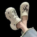 2025 women's clogs - summer outdoor wear, cloud-like comfort, height-boosting thick sole, non-slip, trendy, popular, cute beach sandals