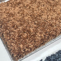 Comfortable short plush [extra thick 13mm] - coffee brown