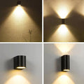 Led wall lamp hotel courtyard balcony waterproof stair aisle outdoor wall washer up and down light wall illumination light