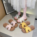 Trendy platform h-strap sandals for women - new summer outdoor style, popular versatile thong sandals, non-slip soft sole beach slippers