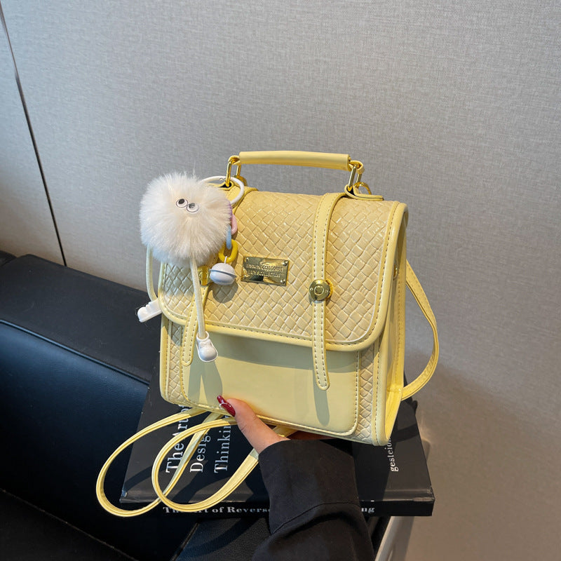 Cross-border backpack women's fashion versatile niche design sense 2025 new trend Korean version messenger bag travel backpack