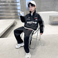 Boys' spring outfit set : new spring sweatshirt for mid-to-large children, stylish and trendy boy's spring/autumn sportswear