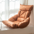 Single japanese style tatami bay window lazy sofa bed backrest chair dormitory student for home armrest plaid chair