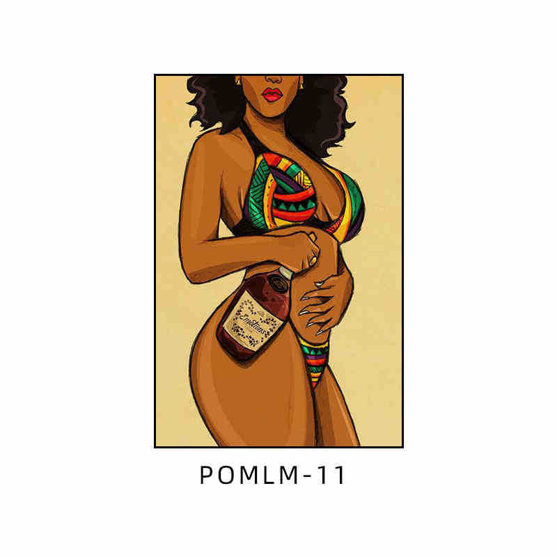 Bar decoration painting American retro tavern KTV box wall painting Love hotel bathroom toilet mural