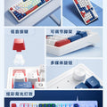 Viewsonic ku125 wired gaming keyboard - colorful backlit, mechanical feel, with knob - mechanical style