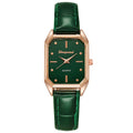 2022 tiktok & kuaishou traffic-driving exquisite little green watch women's quartz watch live stream square ladies' watch