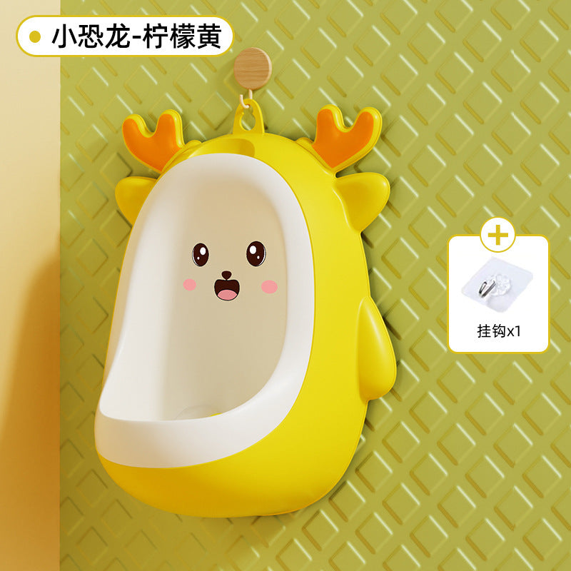 Wall-mounted potty for boys - portable urinal for babies & toddlers - standing toilet training urinal - pee training device