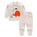 Spring & fall style infant children's clothing kidsintimatessuit baby pure cotton autumn clothes and long trousers for boys and girls colorful cotton home clothes