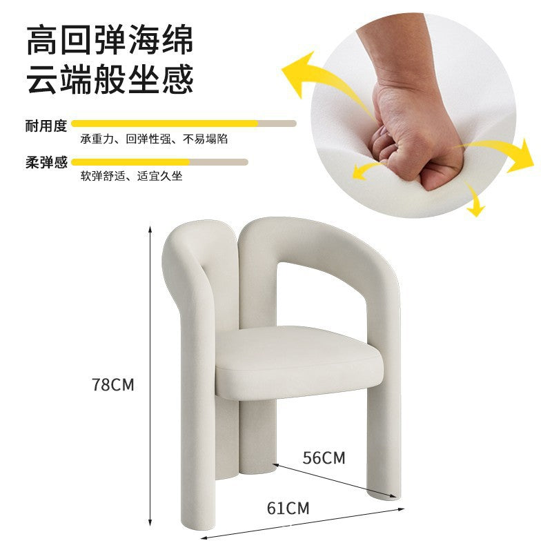 Cream Wind Studio Selection Area Table and Chair Combination Wedding Shop Negotiation Sofa Leisure Nail Salon Reception Card