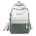 Men's college student backpack, junior high & high school student large capacity lightweight backpack, women's middle school backpack, breathable & weight-reducing backpack