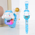Kids' sliding cover cartoon music electronic watch - toy watch for boys and girls - kuromi style gift