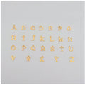New arrival cross-border 26 letter pendant 8 figure beaded necklace trendyfashion necklace birthday party jewelry gift