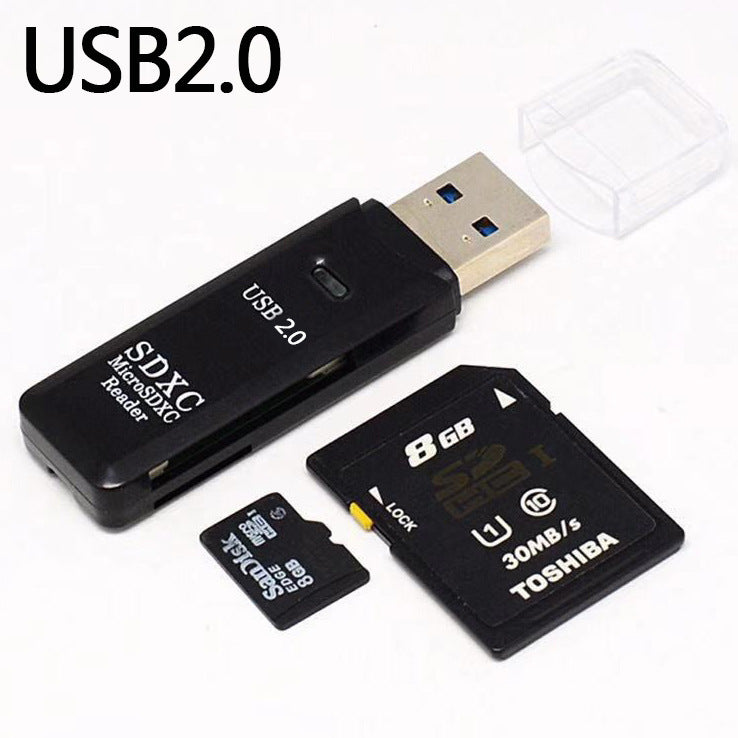 High-speed USB3.0 card reader SD card mobile phone computer camera car TF card Android multi-function OTG adapter