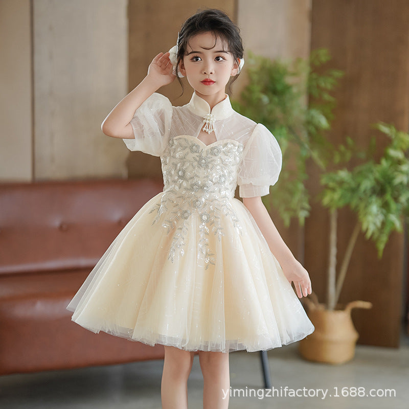 Ready-to-ship, best-selling children's printed wedding dresses, princess dresses, flower girl dresses, and christmas holiday dresses for kids