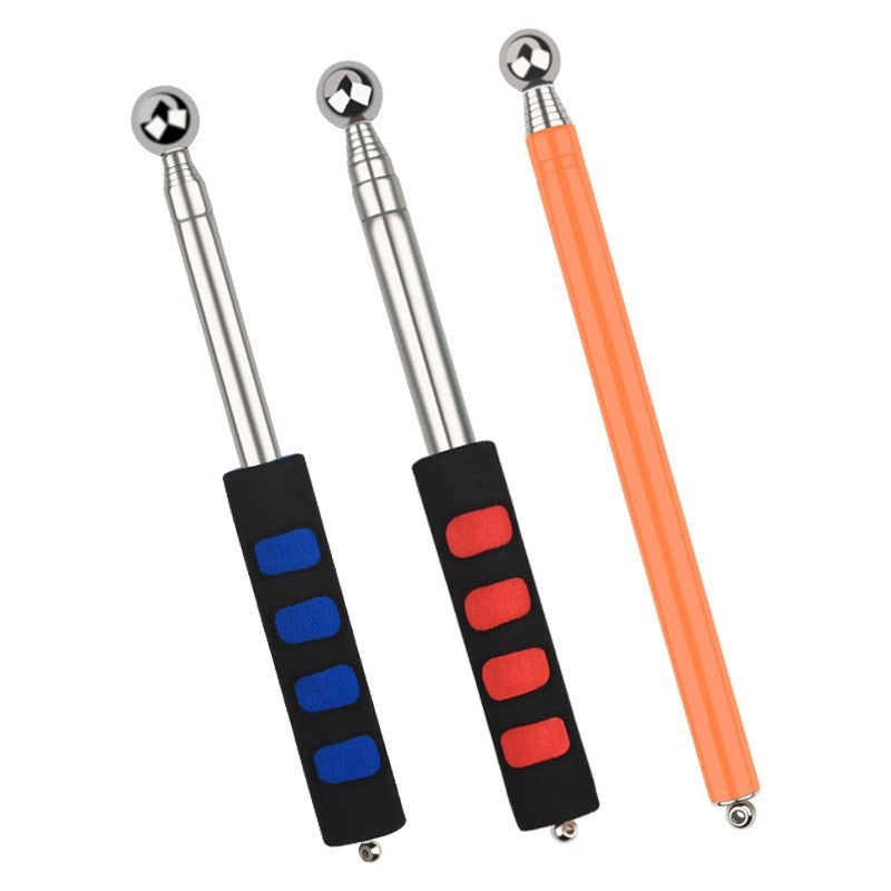 Empty drum hammer inspection tool thickened thickened telescopic professional acceptance suit knocking tile empty drum detection hammer inspection rod