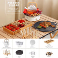 Complete set of baking pans [18-piece set] heat-dissipating electric ceramic stove + qingbo kettle