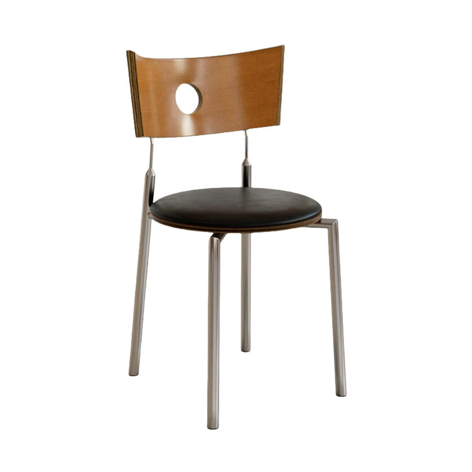 Cafe dining table and chair combination dessert milk tea shop Internet celebrity antique simple solid wood ocean board commercial small square table