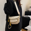 women's bag 2025 new mini chic versatile fashion retro multi-layer zipper shoulder crossbody chest bag