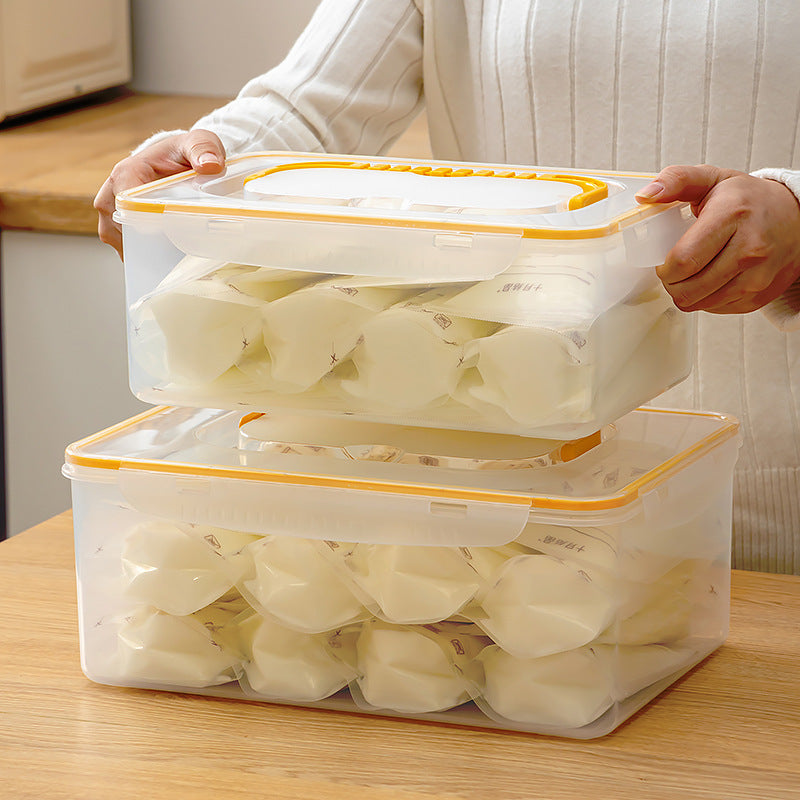Breast milk storage box Large portable square refrigerated storage box Special sealed fresh-keeping box for refrigerator frozen milk storage box