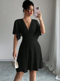 new european and american cross-border trade summer fitted dress
