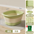Crown style square [no lid] green + mugwort sachet 30-pack