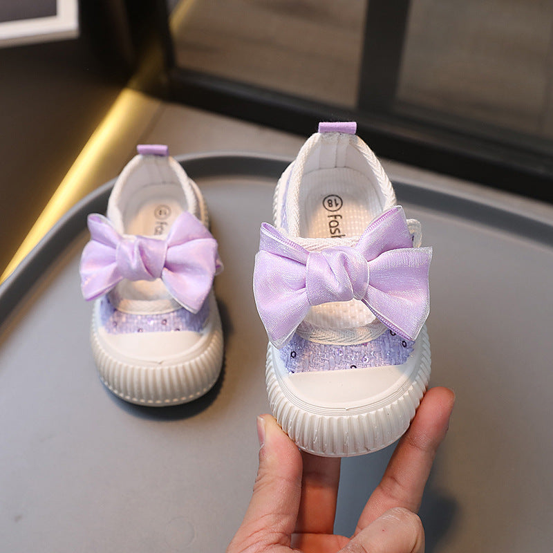 Kids' canvas shoes -  spring/autumn new collection - girls' casual shoes - korean style baby canvas shoes - square toe - ages 1-3
