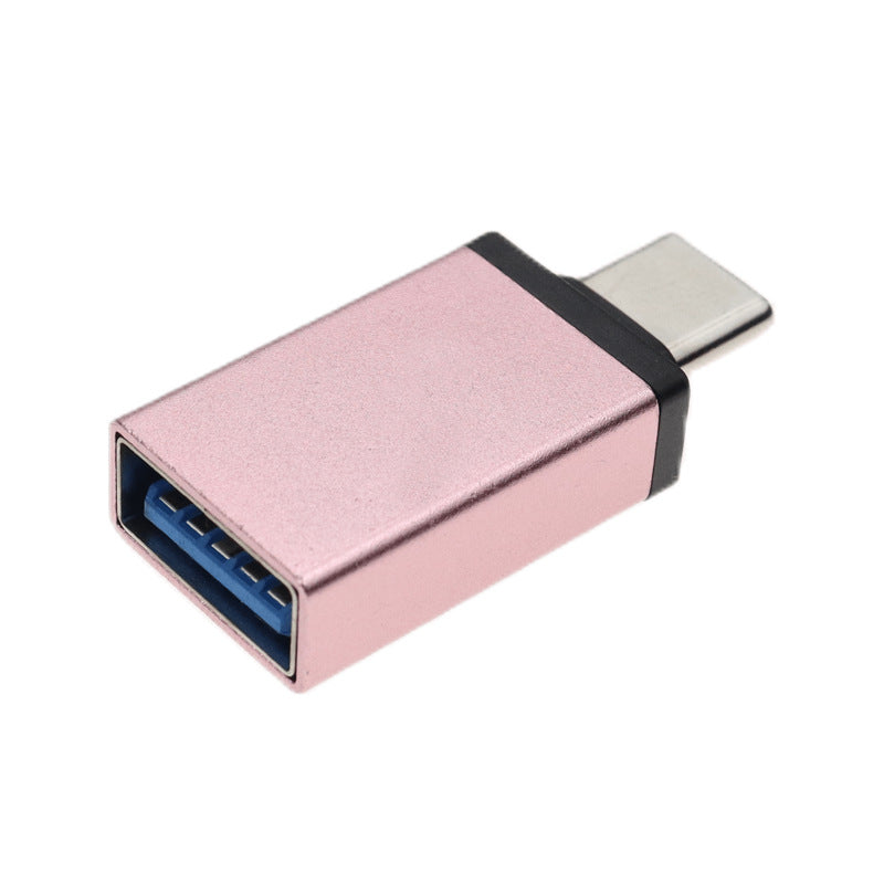 Usb 3.0 to type-c adapter, otg converter for mobile phones, compatible with apple 17, car usb drive data transfer