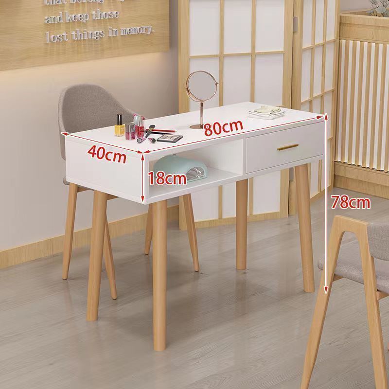 Japanese style wooden nail salon desk small single and double popular double layer manicure table manicure table manicure table