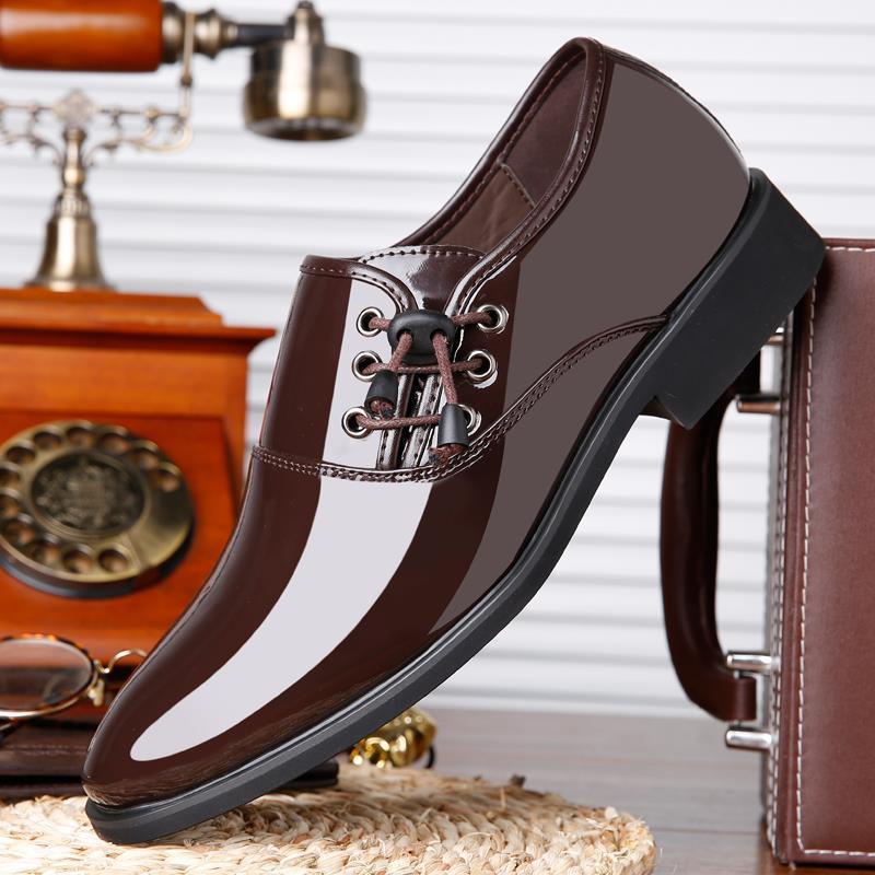 Clearance sale: spring new arrivals - men's durable casual leather shoes, comfortable & versatile business formal footwear, trendy men's shoes
