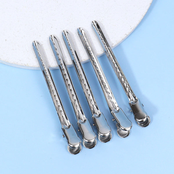 Wholesale Small Barber Clip Cut Morgan Perm Clip Vintage Curly Hair Locating Clip Hand Push Ripple Clip Hairdressing Tool