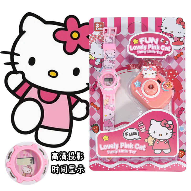 Cartoon projector camera - perfect birthday gift for kindergarten and elementary school students, class party favors, event prizes, educational watch toy