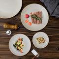 Vintage chic high-end western ceramic plate - perfect for home, restaurant, desserts, steak, salads, fruits, and snacks