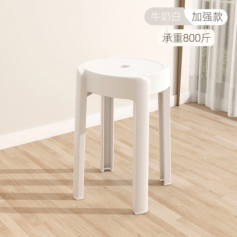 Cyclone stool plastic stool cream wind adult stool cooked glue thickened round stool modern simple Nordic style young household