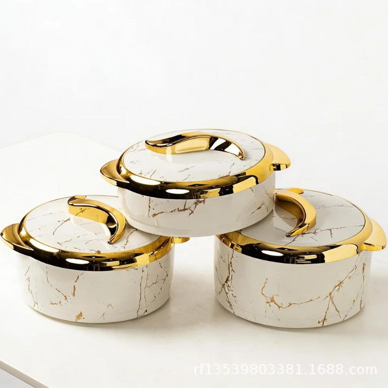 3pcs food warmersexport hot-selling set of insulated lunch boxes 1.5-2-2.5l insulated tableware