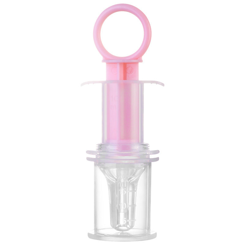 Factory direct sales silicone medicine feeder, baby syringe feeder, liquid inlet on both sides of the anti-choking milk nozzle, medicine feeder, liquid feeder