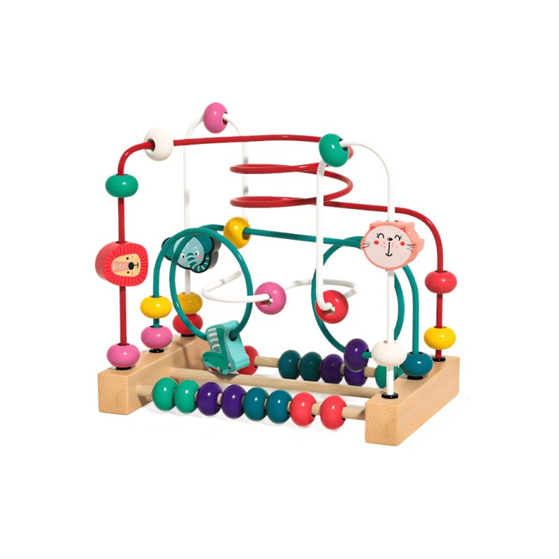 Early education bead maze toy for infants and toddlers - fine motor skills training, coordination, and focus development