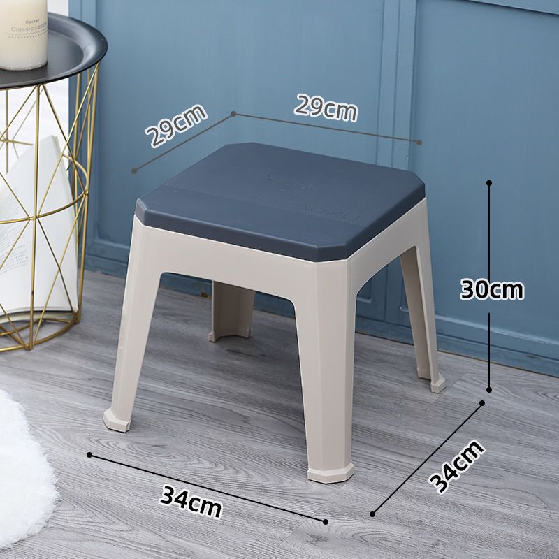 For homeplastic stool casualthickened bench stackable adult footrest living room kids simple storage small stool