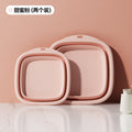 For homefoldable washbasin portable bathroom dormitory washing clothes washbasin multifunctional easy storage plastic basin