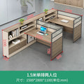 Walnut color 1.5m single row two seats (including delivery)