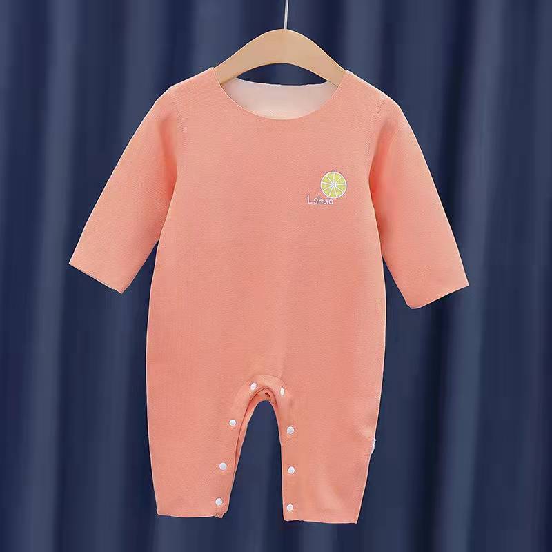 Infant and toddler german velvet romper - unisex, comfortable double-sided fleece, stylish onesie for home and crawling