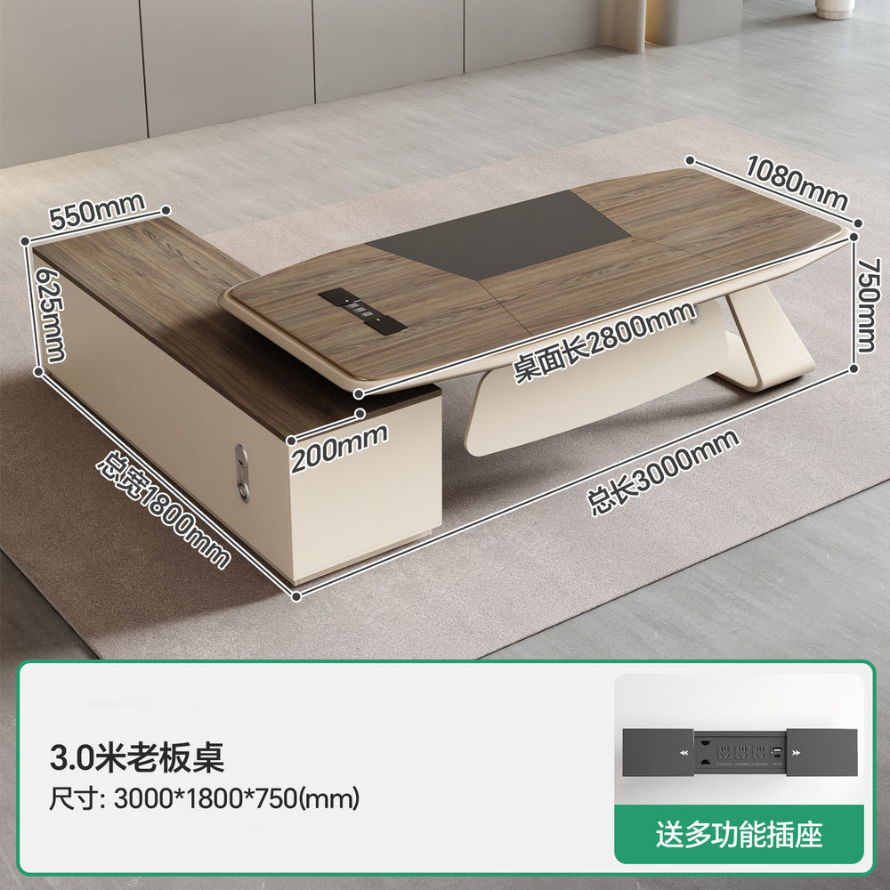 Saint li office desk boss desk casual modern executive desk office desk and chair combination manager desk president